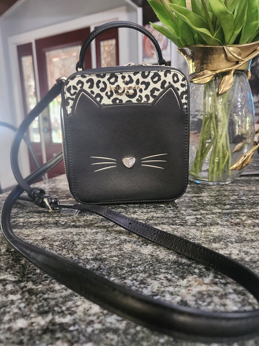 kate spade Novelty Meow Cat Daisy Crossbody Bag